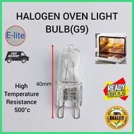 OVEN LIGHT BULB G9 230V40W(RESISTANCE 500°c)