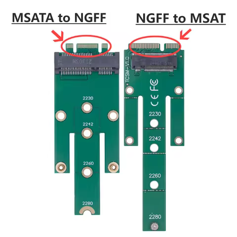 Adapter Card MSATA To NGFF Adapter M.2 NGFF Convert Card MSATA SSD Male Converter NGFF To MSATA Male