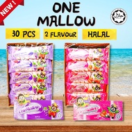 30pcs Jomei One Mallow Mini Twist Marshmallow (Grape / Strawberry)