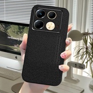 Latest Case INFINIX ZERO 40 4G ZERO 40 5G Luxury Plain Leather
