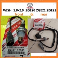 Genuine TOYOTA O2 sensor # WISH 1.8 2.0 ZGE20 21 22 (2009-2012) # 89467-12030 89465-68070 # EXHAUST OXYGEN AIR FUEL RATIO LAMBDA SENSOR