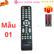 Remote điều khiển tivi Mobell Mã 02 điều khiển TV Mobell các dòng Led / LCD / Smart TV - Tặng kèm pi