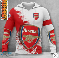 XZX180305   Arsenal f.c All Over Printed 3D Hoodie 30