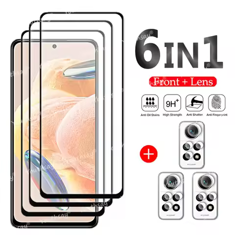 For Xiaomi Redmi Note 12 Pro Glass Redmi Note 12 Pro Tempered Glass Full Glue Screen Protector Film 