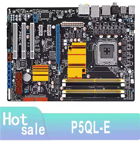 P5QL-E P43 Socket LGA 775 Q8200 Q8300 DDR2 On Sale 100% Testing normal operation ok ok