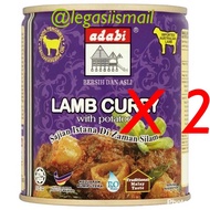 [Ready Stock] 2 Tin X Adabi Lamb Curry with Potatoes Kari Kambing 280g
