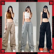5.5 CARGO SALE / [POSH] JOOLY CARGO 4 POCKET JOGGER PANTS FLEECE CARGO PANTS SWEATPANTS CARGO FLEECE