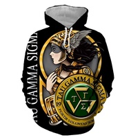 Triskelion Tau Gamma Phi Sigma Seal Hoodie Jacket