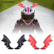 DREAMFOREST 2Pcs Motorcycle Helmet Decoration Rubber Devil Horn Wings with Suction Cups Helmet Decor