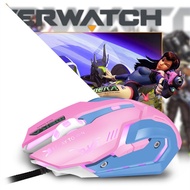 Wired Mouse RGB Gaming Mouse USB Wired 4 Grades DPI Adjustable 1200-1600-2400-3200 DPI Colorful Ligh