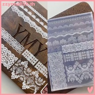 zzynnall5h 3D Silicone Nail Mold DIY Relief Lace Ribbon Templates For Nails Jewelry Crafts Transpare