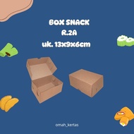 (Contents 50pcs)/ Cake Box Snack Box/ Bread Box R.2A Size 13x9x6cm