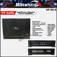VF Audio 2200 Watts 4 Channel Power Amplifier VF-60.4