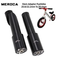 Meroca Pushbike Handlebar Stem Adapter Balance Bike Fork Adapter 20.8mm 22.2mm To 28.6mm Children's 