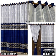 Minimalist Blue Babylon Blue Babylon Curtains!!