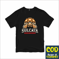 Kaos Distro Tema Pet - Sulcata Tortoise Printing Color