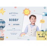 Kad Ucapan Digital Hari Lahir E-Card Invitation For Birthday Kad Hari Jadi Digital kard Celebration 