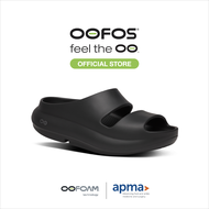 OOFOS OOyea Black รองเท้าเพื่อการฟื้นฟู