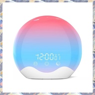 (ICTE) Sunrise Alarm Clock Wake Up Light with Touch ControlDual-Sided Light Alarm Clock for BedroomD