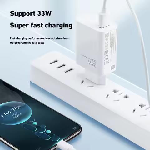 Xiaomi European Standard Original Charger 67W 120W Suitable for Xiaomi Mobile Phone Charging Head MA