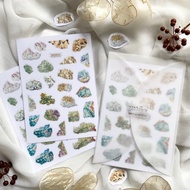 轉印礦礦 礦石圖鑑轉印貼紙