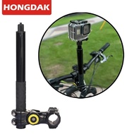 Motorcycle Handlebar Mount Invisible Adjustment Selfie Stick Bicycle Monopod For GoPro DJI Insta360 