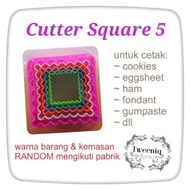 Cutter square 5 cookie cutter square