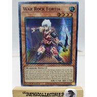 Yugioh! 1x War Rock Fortia 1st Edition READ DESCRIPTION