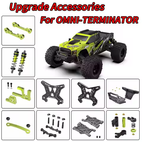 RC Cars Metal Upgrade Accessories For OMNI-TERMINATOR 1/10 RC Model Car Monster Truck