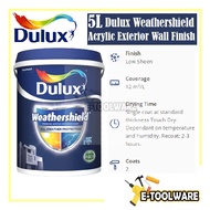 5L ICI Dulux Paint Weathershield - 5 Liter / Cat Luar Rumah