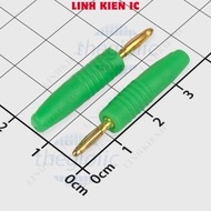 [5 Pieces]- Banana Head 2mm Male 37mm Linhkien IC Green Wire Connector
