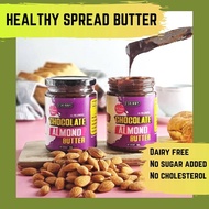 Chocolate Almond Butter Spread No Sugar Added / Skinny Chocolate Almond Butter Spread Low Carbs Atki
