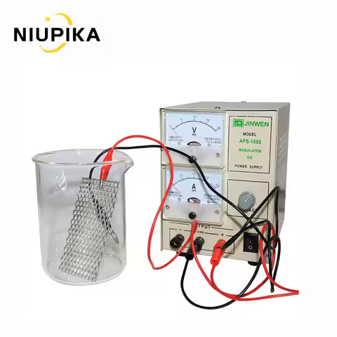 NIPUIKA Gold Plating Kit 2A Machine Jewelry Plater Electroplating Processing Tools With Voltage is A