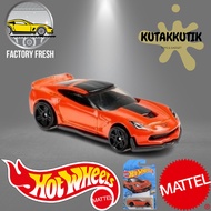 Hotwheels Racing Car Sedan Sport Corvette C7 Z06 Orange Factory Fresh
