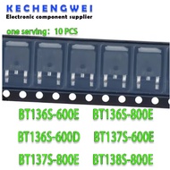 10pcs BT136S BT136S-600E BT136S-800E TO-252 BT136S-600D BT137S-600E BT137S BT137S-800E BT138S-800E B