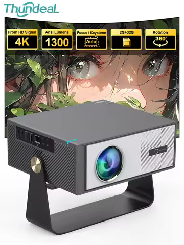 ThundeaL 4K Android Projector TD95Max Full HD 1080P TD95W TD95 Max Movies Video WiFi Portable Home T