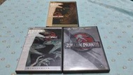 二手《侏羅紀公園1+侏羅紀公園2失落的世界+侏羅紀公園3》珍藏版DVD(得利公司貨)