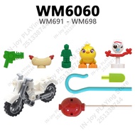 Serasi Dengan Bahagian Action Figure Wm691 Wm692 Wm693 Wm694 Wm695 Wm696 Wm697 Wm698 Diy Bricks Wm B