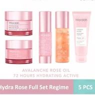 New Wardah Paket 1 Hydra Rose Gel Series 5 Item ( FOAM - D/N 40 -