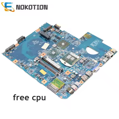 For Acer aspire 5740 5740G MBPMG01001 09285-1M 48.4GD01.01M Laptop Motherboard HM55 DDR3 ATI GPU fre