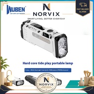 Norvix Wuben X4 Powerful Flashlight Infinite Dimming RGB Light Portable Long Endurance Outdoor EDC T