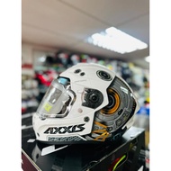 HELMET AXXIS DRAKEN A0 GLOSS PEARL WHITE 100% ORIGINAL AXXIS