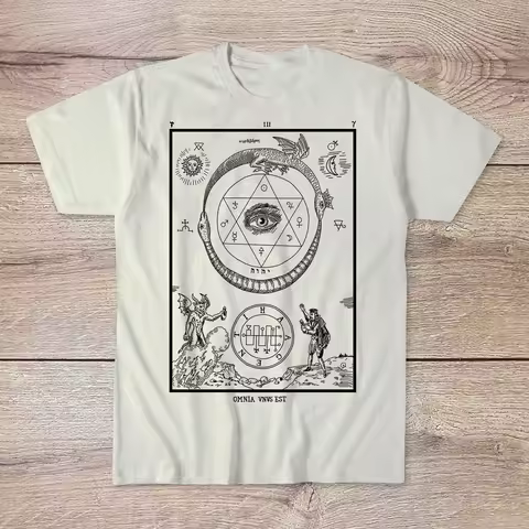 Medieval Alchemy Hermetic Eye of Providence Astrology Illuminati Masonic Ouroboros Kabala Tarot Myst