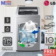 LG Smart Invertor 8KG Washing Machine Washer T2108VS3M Mesin Basuh