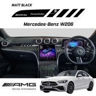 Mercedes-Benz W206 C200 C300 C Class Dashboard Sticker AMG Sticker Mercedes Sticker W206 Sticker