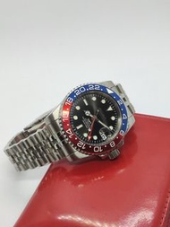 精工 Seiko GMT 自動機械芯 GMT automatic movement 改款 40mm殼 20mm帶 submariner gmt datejust yacht master style 