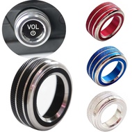 Car Centre Console Volume Control Knob Trim Ring Sticker For BMW 3 4 8 Series X3 X4 X5 X6 X7 Z4 G20 