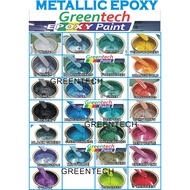 1L ( Metallic Epoxy Paint ) 1L METALLIC EPOXY FLOOR PAINT COATING Tiles &amp; Floor Paint / 1L MATALIC EPOXY Greentech