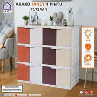 akako lemari pakaian fancy - 3 susun