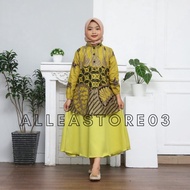 Alleastore03 Gamis batik Anak Motif dara dress modern premium dress muslim gamis batik kombinasi